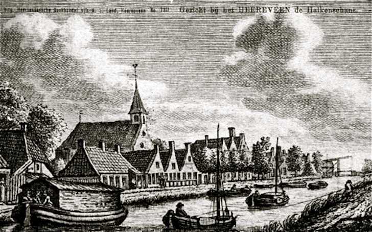 Gezicht bij het Heerenveen ca 1790